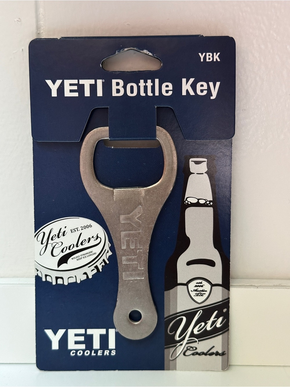 YETI Bottle Key Bottle Opener Stainless steel. Beer Bottle  Opener. Bar tool NWT